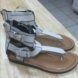 Circus by Sam Edelman Cream and Black Sandals